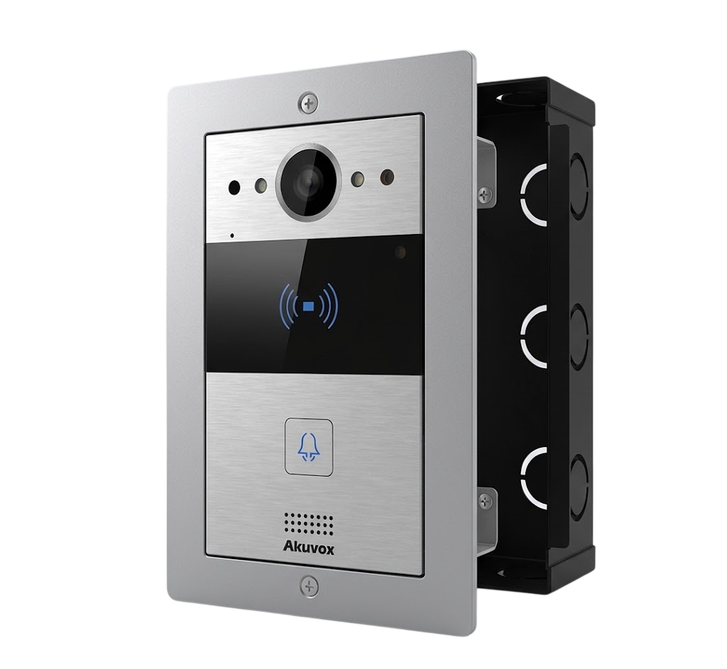 IP INTERCOM WITH ONE BUTTON VIDEO & CARD READER IN-WALL SINGLE ( R20A )
