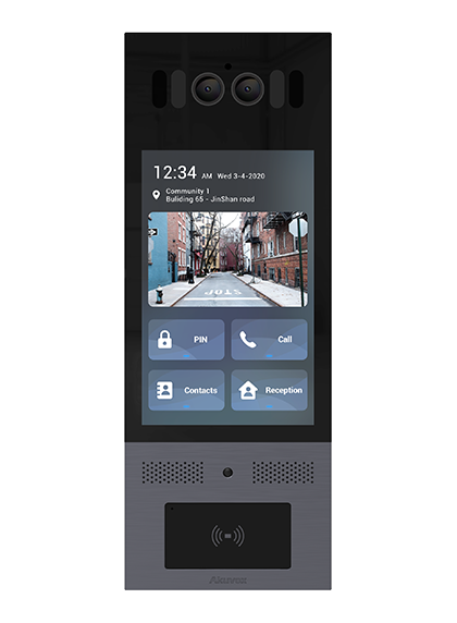 IP ANDROID DOOR PHONE WITH HID ICLASS MULTI  ( X915S )