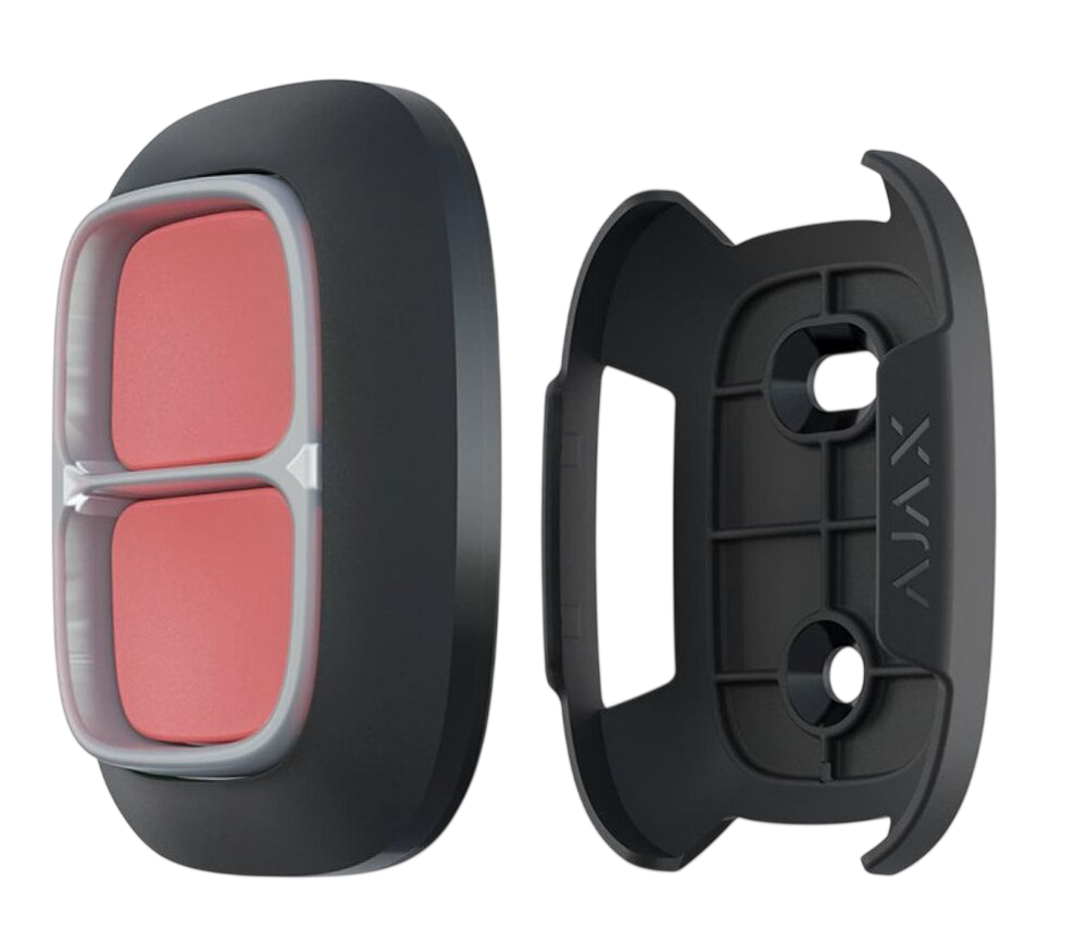 HOLDER FOR BUTTON / DOUBLE BUTTON ( BLACK )