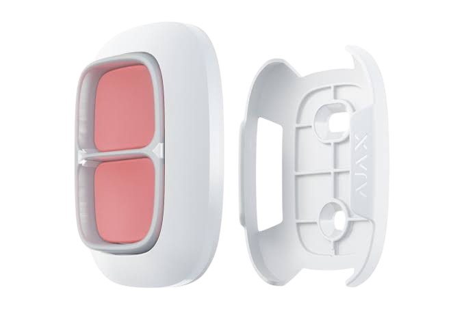 HOLDER FOR BUTTON / DOUBLE BUTTON ( WHITE )