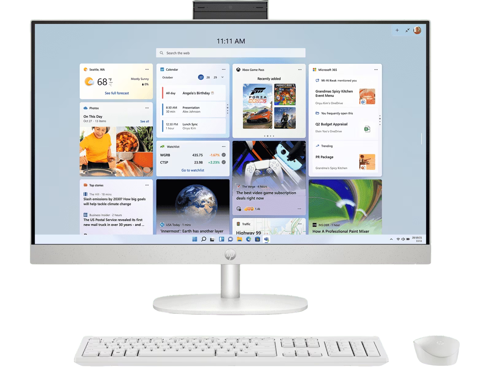 HP 68.6 cm (27) All-in-One Desktop PC 27-cr1078in