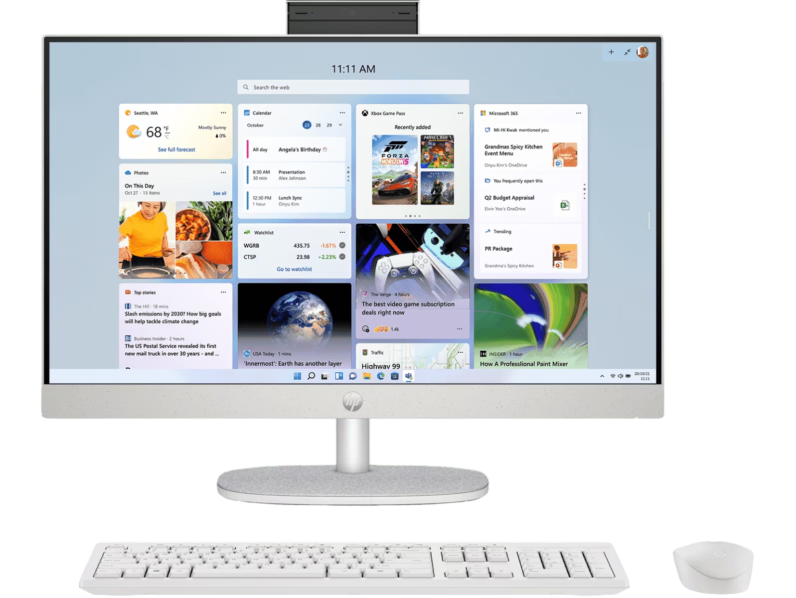 HP 60.5 cm (23.8) All-in-One Desktop PC 24-cr0471in