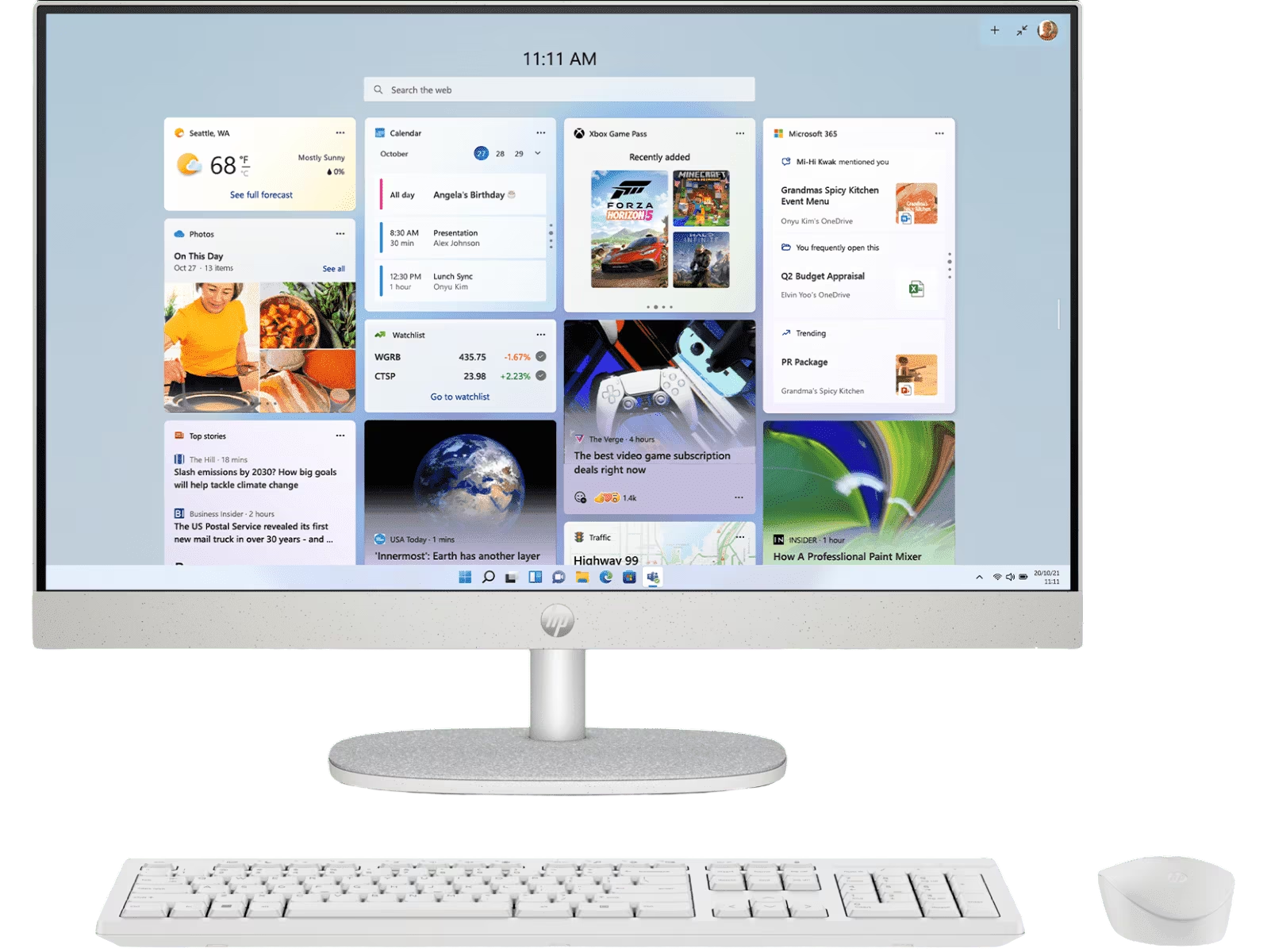 HP 60.5 cm (23.8) All-in-One Desktop PC 24-cr0016in
