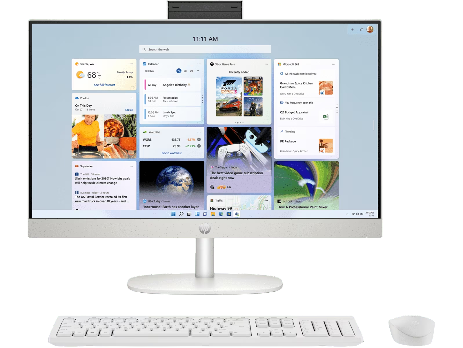 HP 60.5 cm (23.8) All-in-One Desktop PC 24-cr0477in