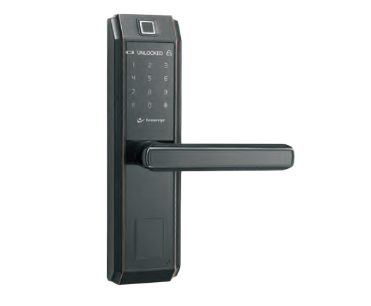 S-FDL100 – Biometric Wooden Door Lock with Fingerprint & Password Access