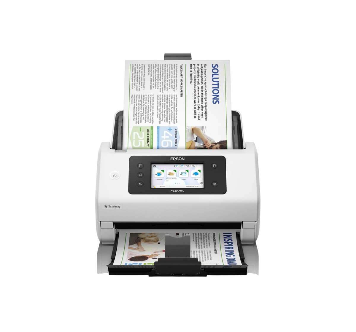 DS-800WN A4 Duplex Sheet-fed Document Scanner