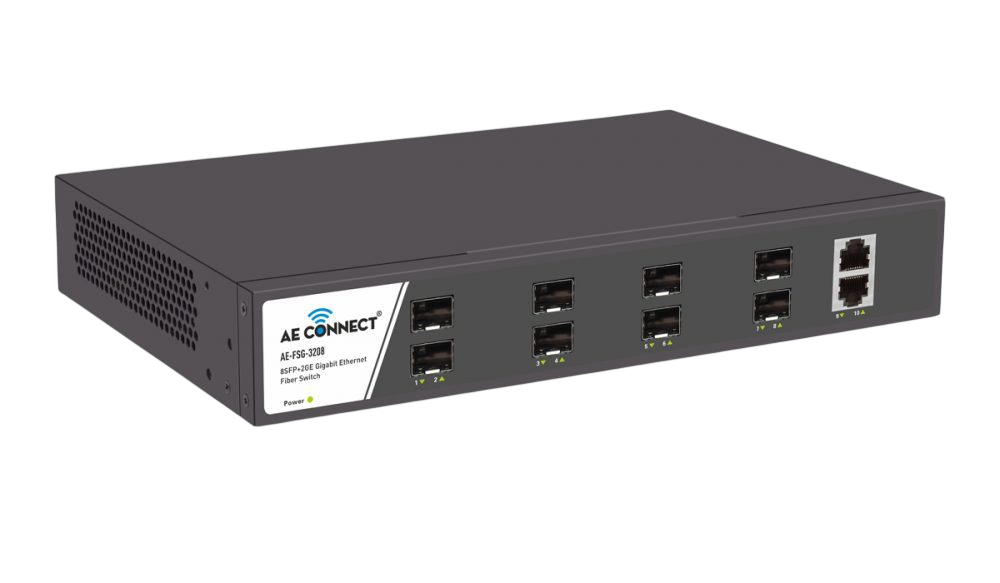 10 Port Unmanaged Fiber Switch