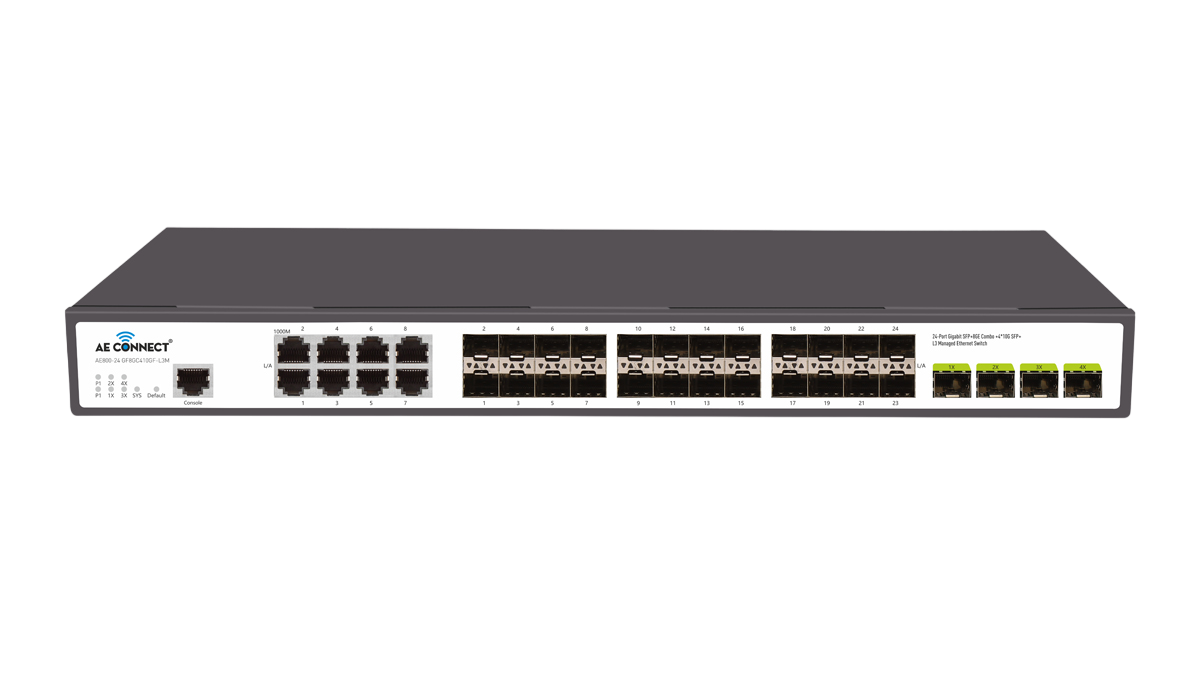 24 Port L3 Managed Fiber Switch