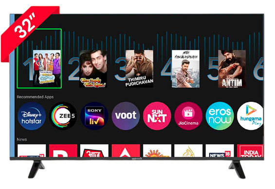 NV3310 Full HD LED Android Smart TV