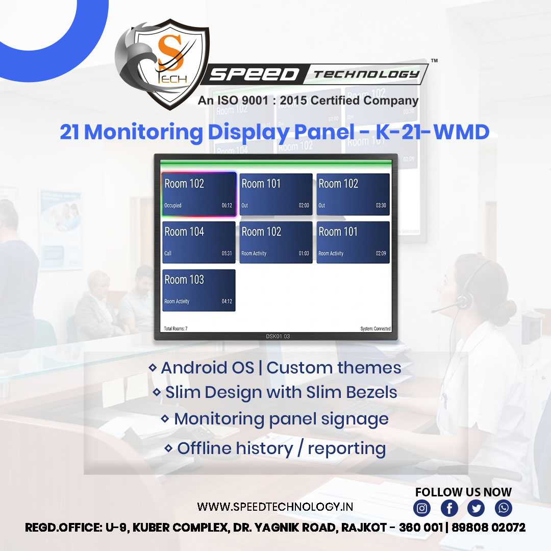 21' MONITORING DISPLAY SIGNAGE ( K-21-WMD )