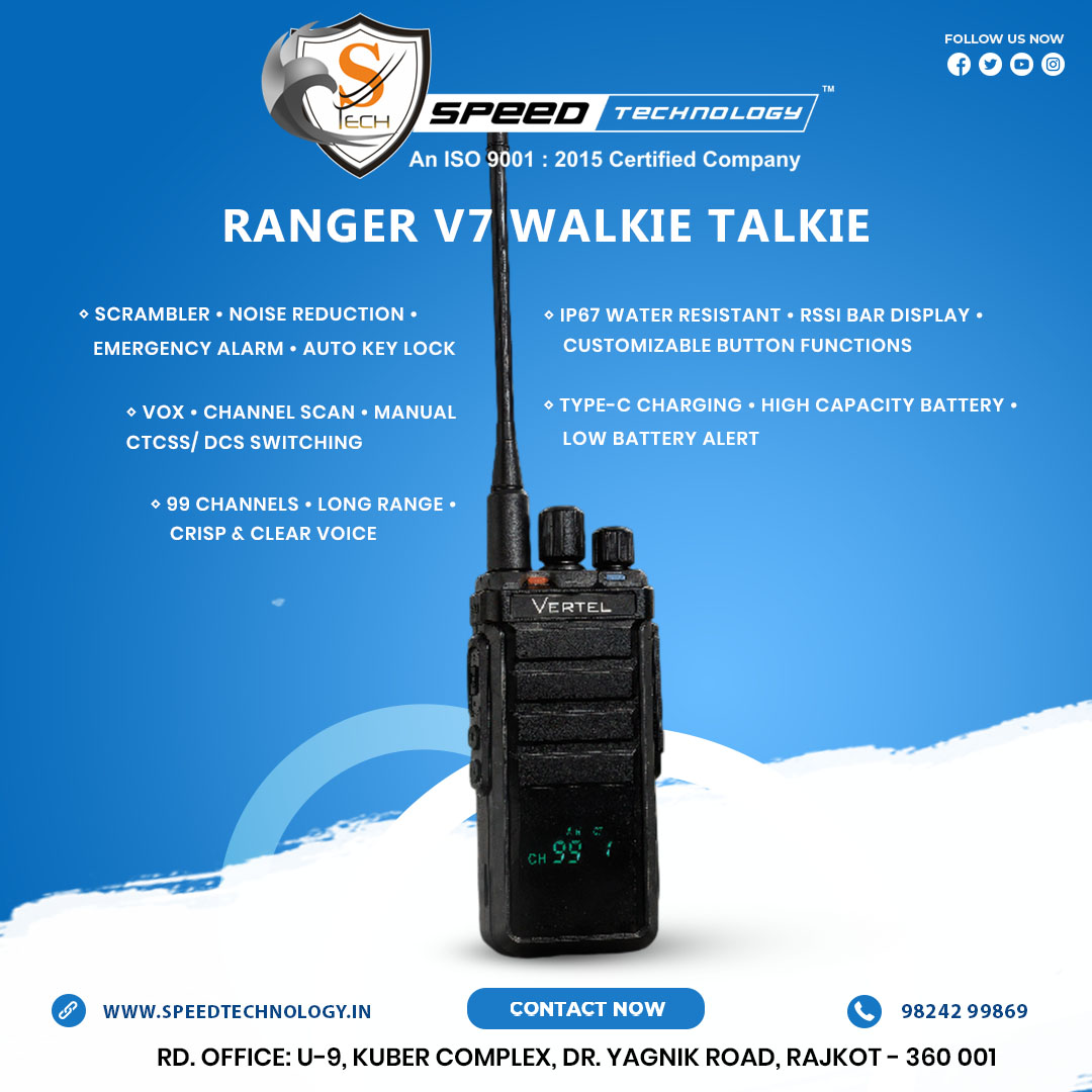 RANGER V7 WALKIE TALKIE