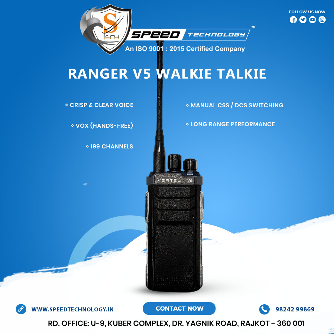 RANGER V5 WALKIE TALKIE