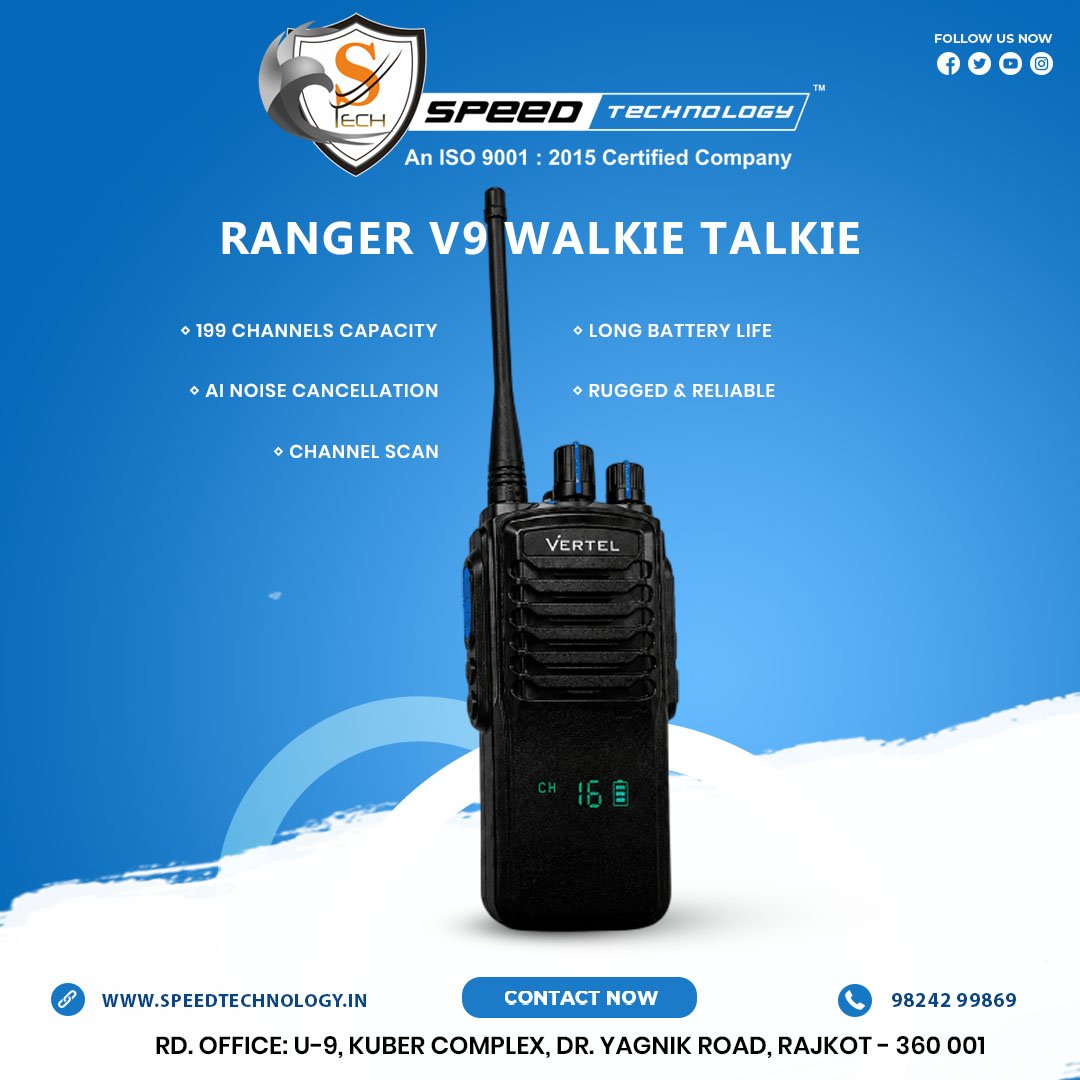 RANGER V9 BLUETOOTH WALKIE TALKIE