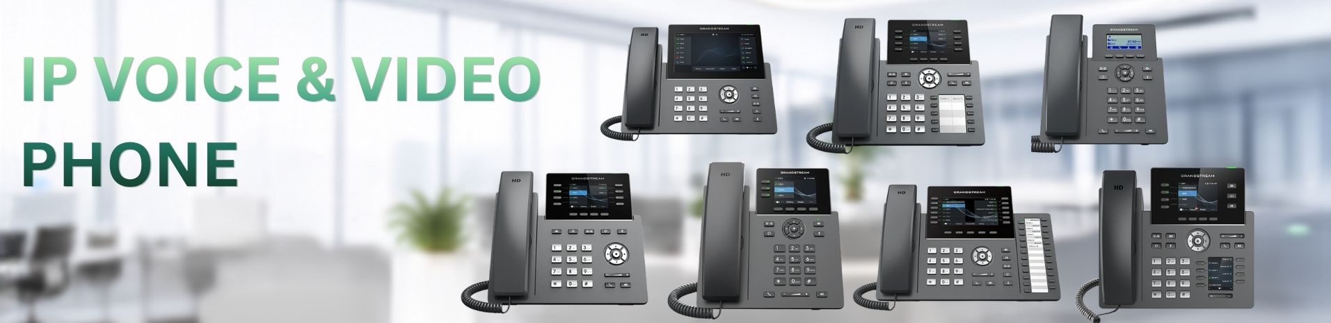 IP VOICE & VIDEO PHONES