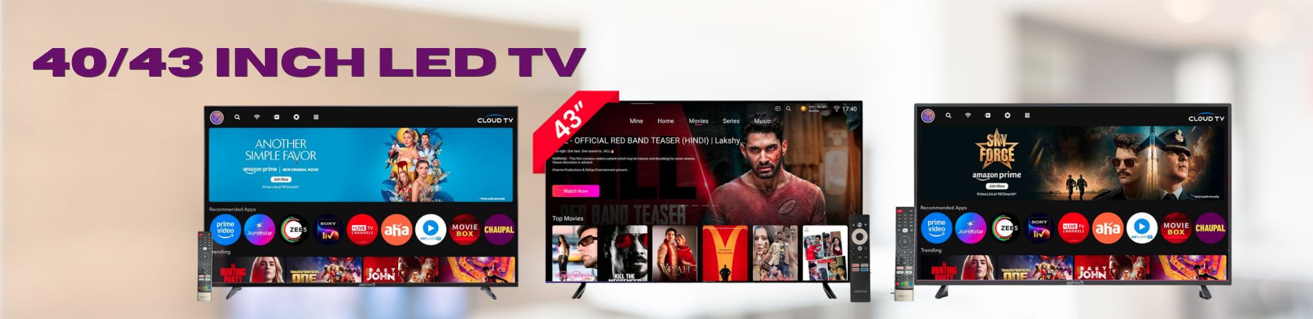 40'/43' LED TV